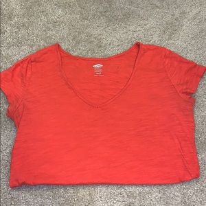 Orange maternity t shirt